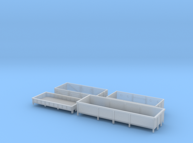 BR open wagons in Smoothest Fine Detail Plastic