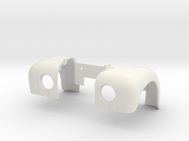 Fenders-B61-recess-25mm-hole-22mm in White Natural Versatile Plastic