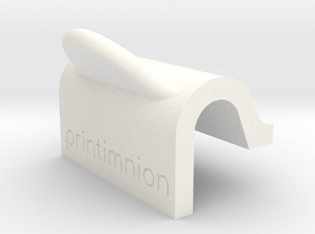 Door stopper mould for sugru by printminion in White Processed Versatile Plastic