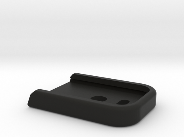 WE/TM Glock17/18 magazine base plate in Black Natural Versatile Plastic