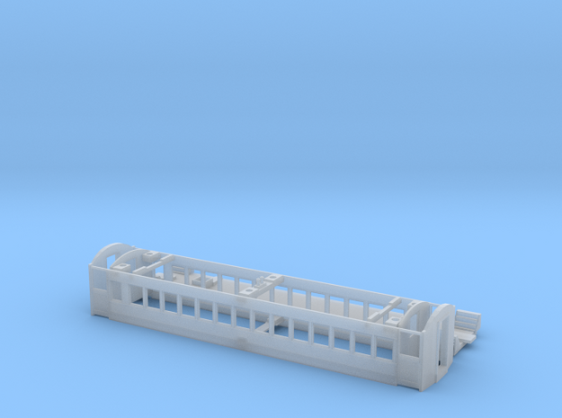 CNR C-2 Coach Body Shell (HO Scale) in Smooth Fine Detail Plastic