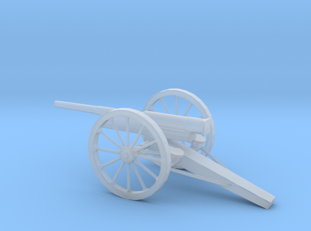 1/144 Scale M1 1897 French 75mm Gun in Smooth Fine Detail Plastic