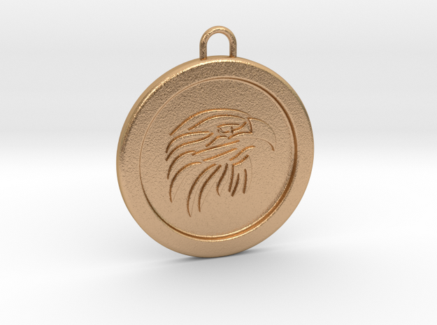 eagle-pendant in Natural Bronze