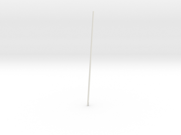 Schooner Zodiac - Main Mast in White Natural Versatile Plastic