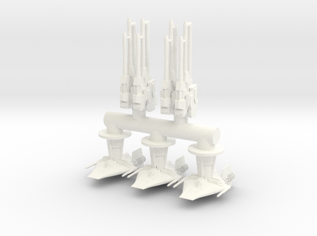 RC BRUNNER Clamps and Turrets in White Processed Versatile Plastic