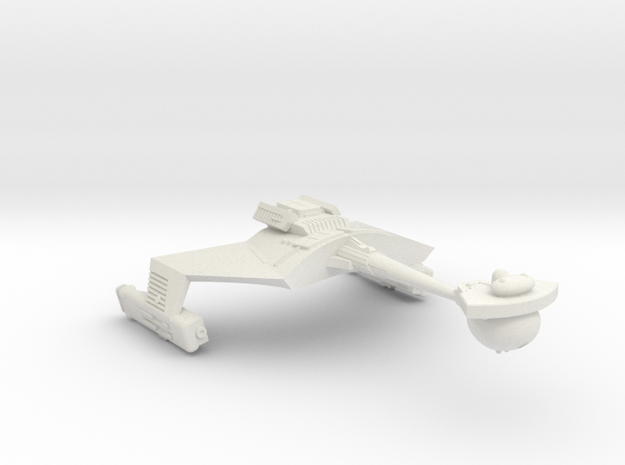 3125 Scale Romulan KRM Mauler Cruiser (Smooth) in White Natural Versatile Plastic