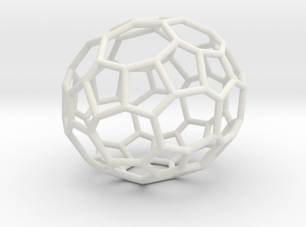 48hedron in White Natural Versatile Plastic
