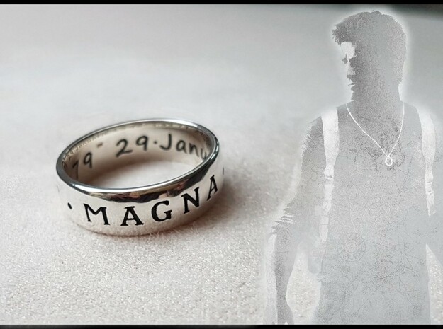 Premium Sir Francis Drake Ring (Uncharted) in Antique Silver: 10.5 / 62.75