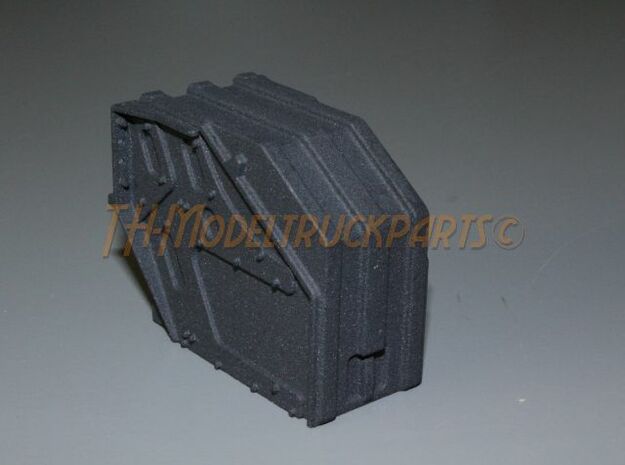 THM 00.3801 Battery box Tamiya Actros in Black Natural Versatile Plastic
