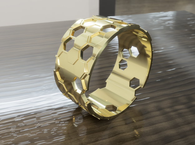 MELONA - Bracelet - S - D60 in 18k Gold Plated Brass