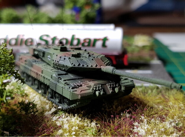 German Leopard 2 A7 MBT 1/144 in Smooth Fine Detail Plastic
