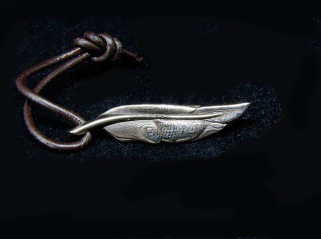 Feather in Natural Bronze
