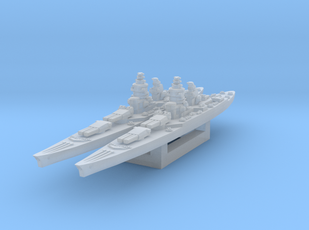 Richelieu battleship (1943 post-refit) 1/4800 in Tan Fine Detail Plastic