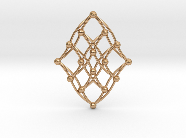 Hasse D. Pendant in Polished Bronze