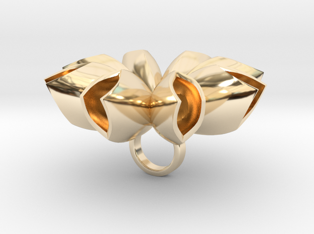 Spritlo big - Bjou Designs in 14k Gold Plated Brass