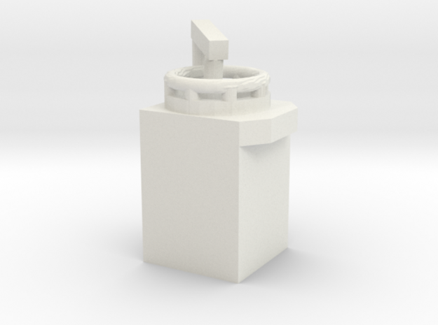Mandelbrenner und Doppelslush 1:87 (H0 scale) in White Natural Versatile Plastic