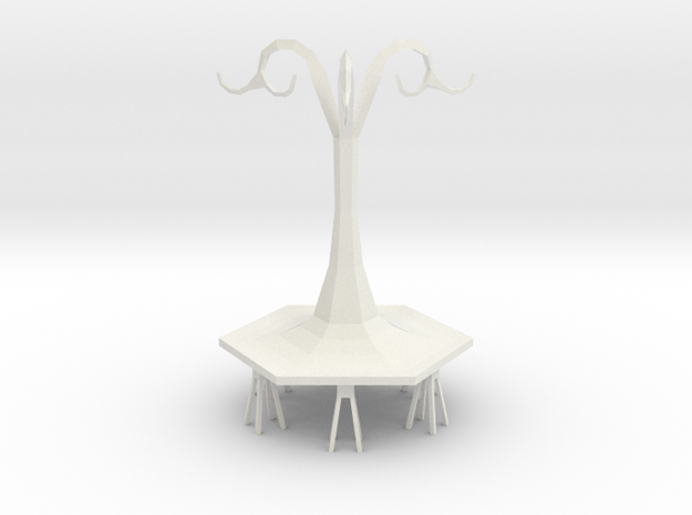 inside bench-hanger in White Natural Versatile Plastic