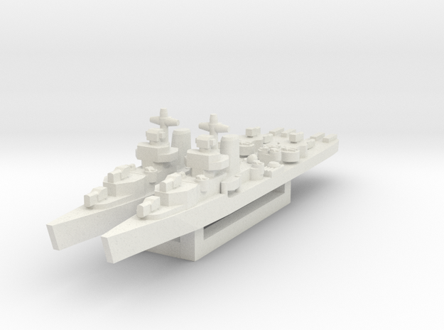 Benham class destroyer 1/1800 x2 in White Natural Versatile Plastic