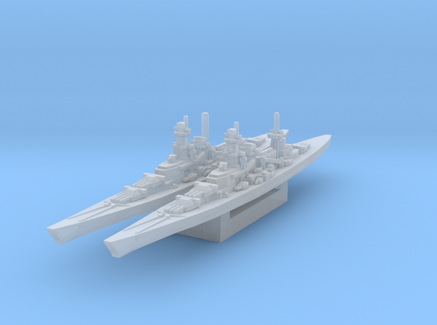 Scharnhorst and Gneisenau 1/4800 in Tan Fine Detail Plastic