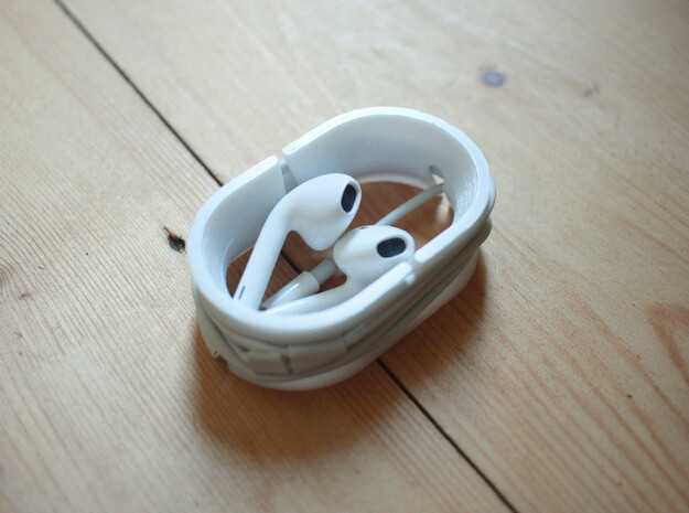 Headphone Holder in White Natural Versatile Plastic