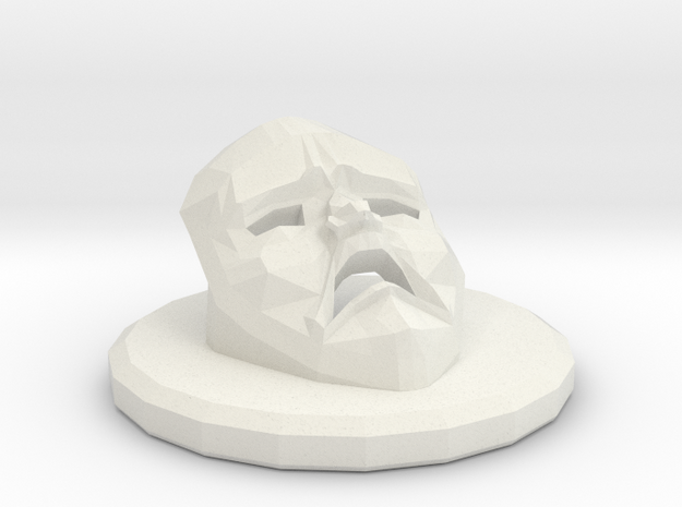 Betrayal At House On The Hill Omen - Mask in White Natural Versatile Plastic