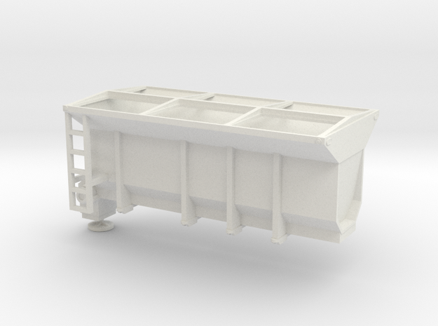 1/50th Tow Plow Sand Box in White Natural Versatile Plastic