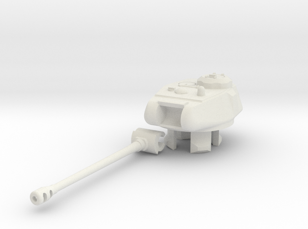 1/100 KV/IS-122 Turret in White Natural Versatile Plastic