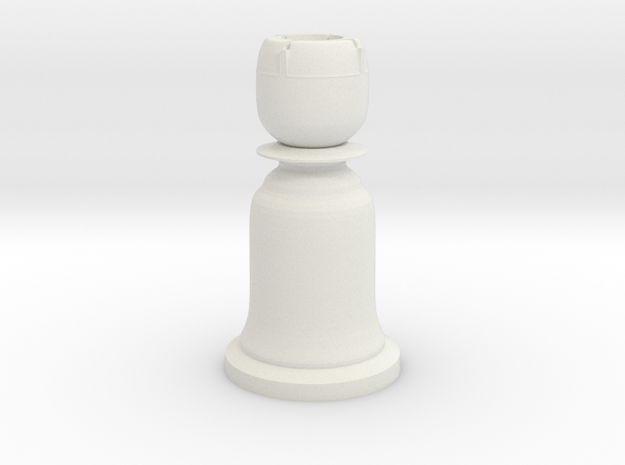 Rook - Bell Series in White Natural Versatile Plastic