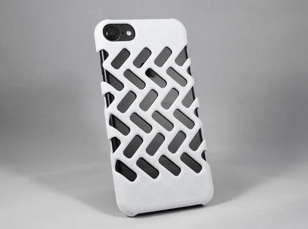 iPhone 7 DIY Case - Ventilon in White Processed Versatile Plastic
