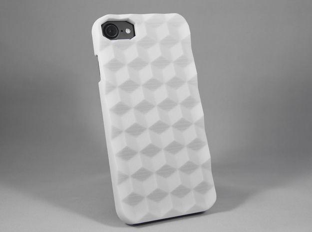 iPhone 7 DIY Case - Hedrona in White Processed Versatile Plastic