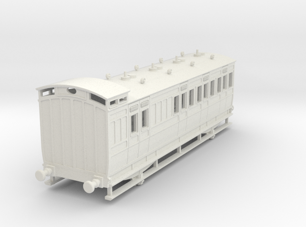 0-100-ner-n-sunderland-brake-2nd-coach in White Natural Versatile Plastic