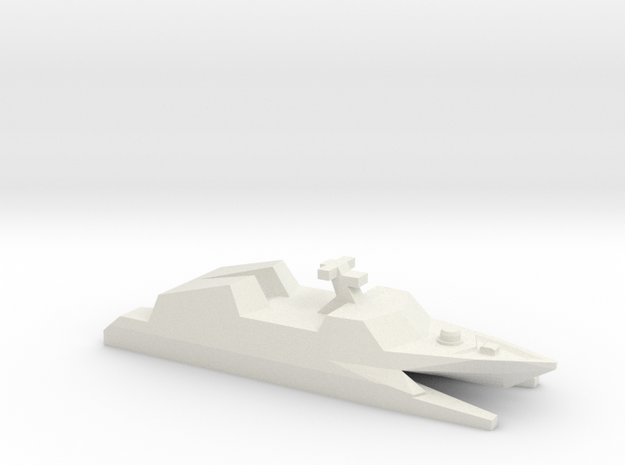Type 022 missile boat, 1/432 in White Natural Versatile Plastic