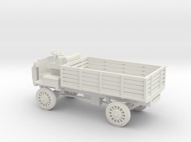 1/72 Scale FWD B 3-Ton 1917 US Army Truck in White Natural Versatile Plastic
