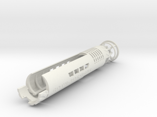 One Replica - SS-QJ Lightsaber chassis in White Natural Versatile Plastic