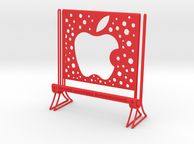 I PAD TABLET STAND in Red Processed Versatile Plastic