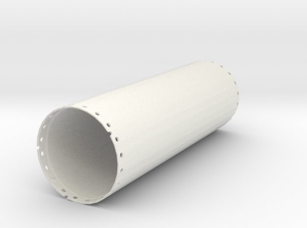Casing joint 2000mm, length 6,00m in White Natural Versatile Plastic