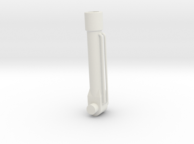 First-Cylinder-W in White Natural Versatile Plastic