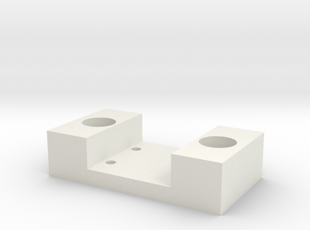 08.04.17.04 Switch Mount Plate in White Natural Versatile Plastic