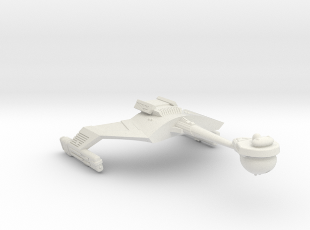 3125 Scale Klingon FD7 Fast Battlecruiser WEM in White Natural Versatile Plastic