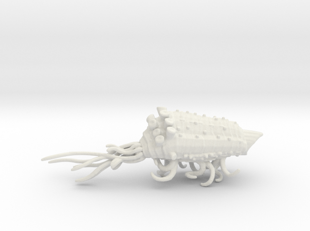 Wvurm Kraken - Concept B in White Natural Versatile Plastic
