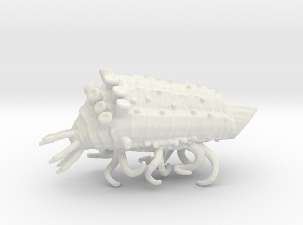 Wvurm Kraken - Concept A in White Natural Versatile Plastic