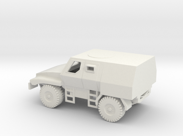 1/72 Scale Caiman 4x4 BAE Systems MRAP in White Natural Versatile Plastic