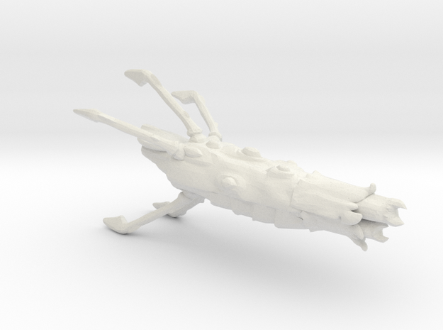 Hive Ship - Concept E in White Natural Versatile Plastic