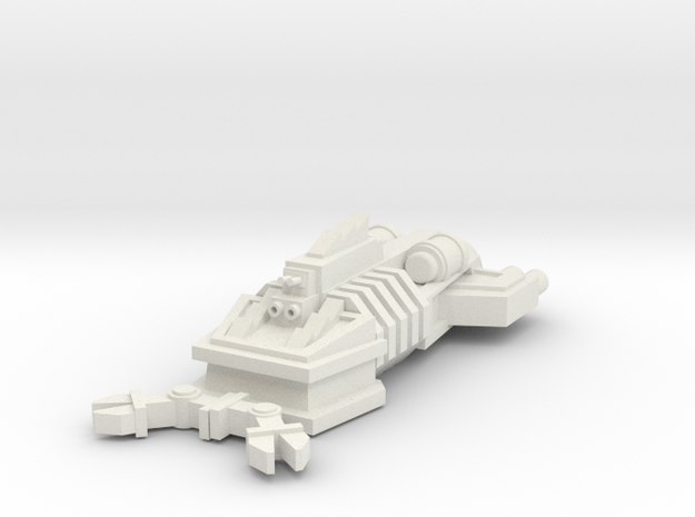 ! - Ram Ship - Concept B  in White Natural Versatile Plastic