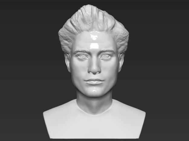Edward Cullen from Twilight bust in White Natural Versatile Plastic