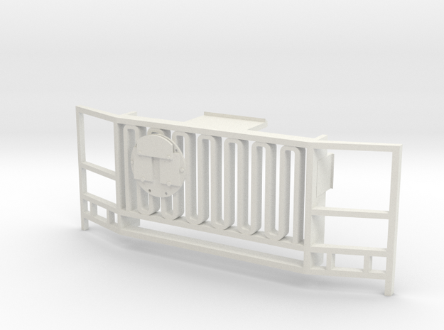 WPL 1/16 Truck Front Grille B in White Natural Versatile Plastic
