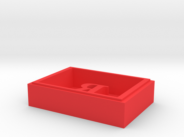 Candy Mold in Red Processed Versatile Plastic