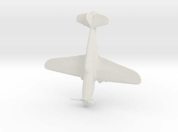 1:220 P-40 Warhawk in White Natural Versatile Plastic