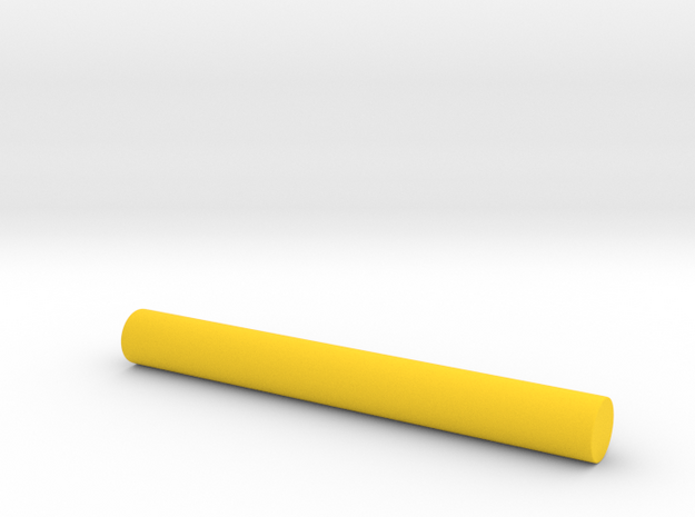 Laserbeam 95mm in Yellow Processed Versatile Plastic