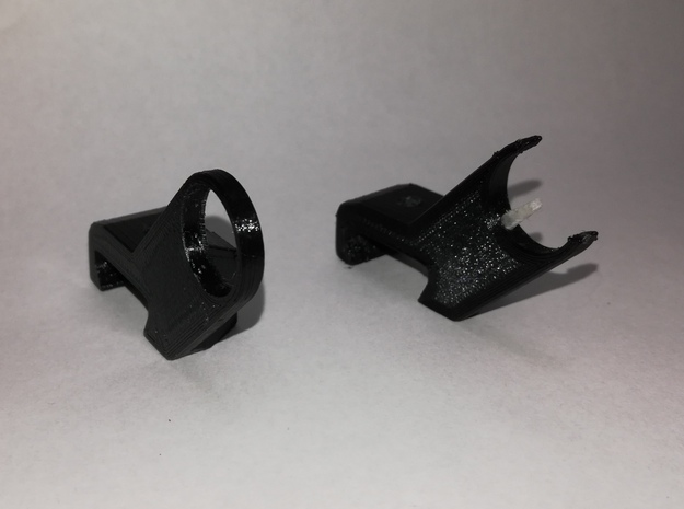 Canted Front Sight (Right) in Black Natural Versatile Plastic